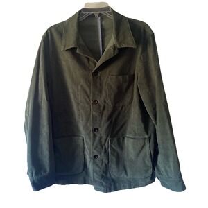 Epaulet Los Angeles Green Corduroy Chore Coat 38 Workwear Made in USA